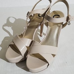 G by guess tan heels B115